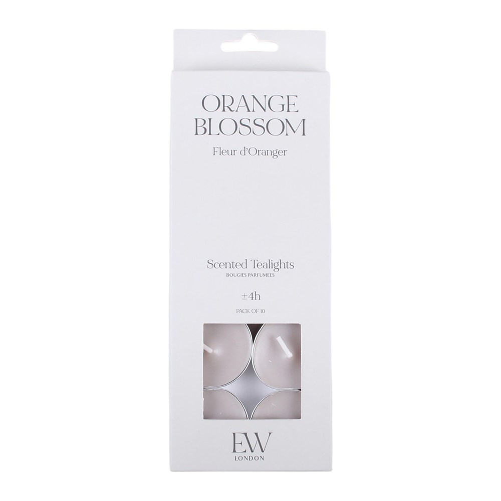 EW London Orange Blossom Scented Tealights (10 pack)