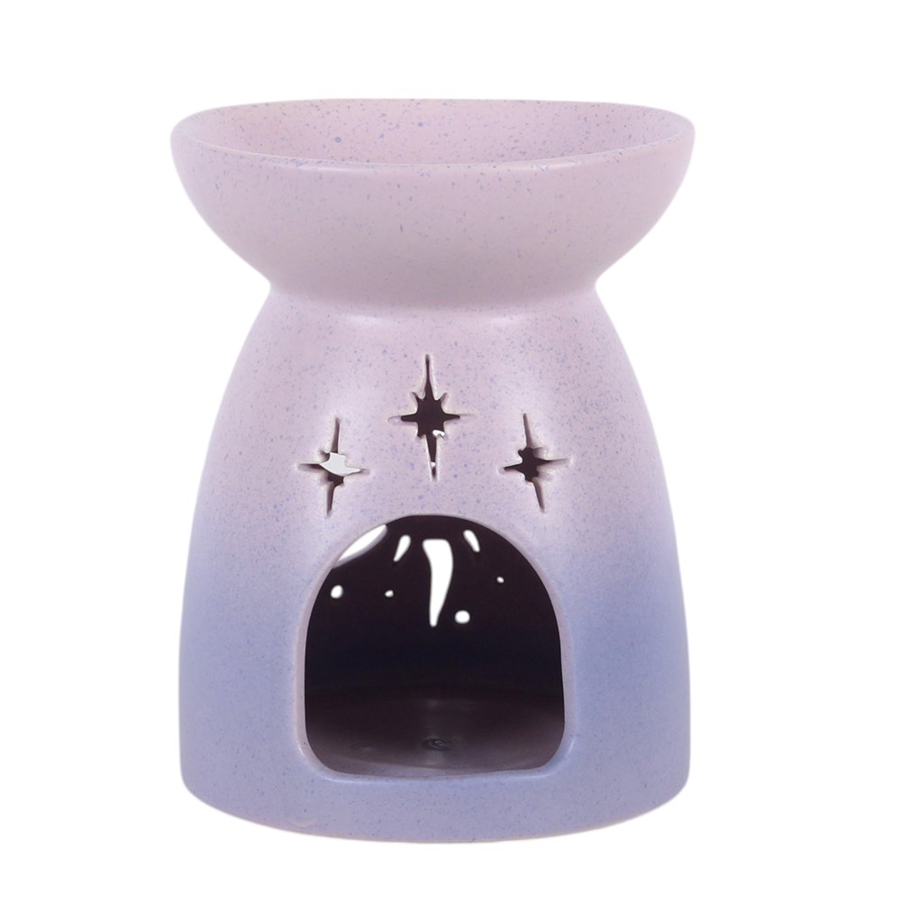 Pastel Purple Celestial Sun Ceramic Oil Burner2