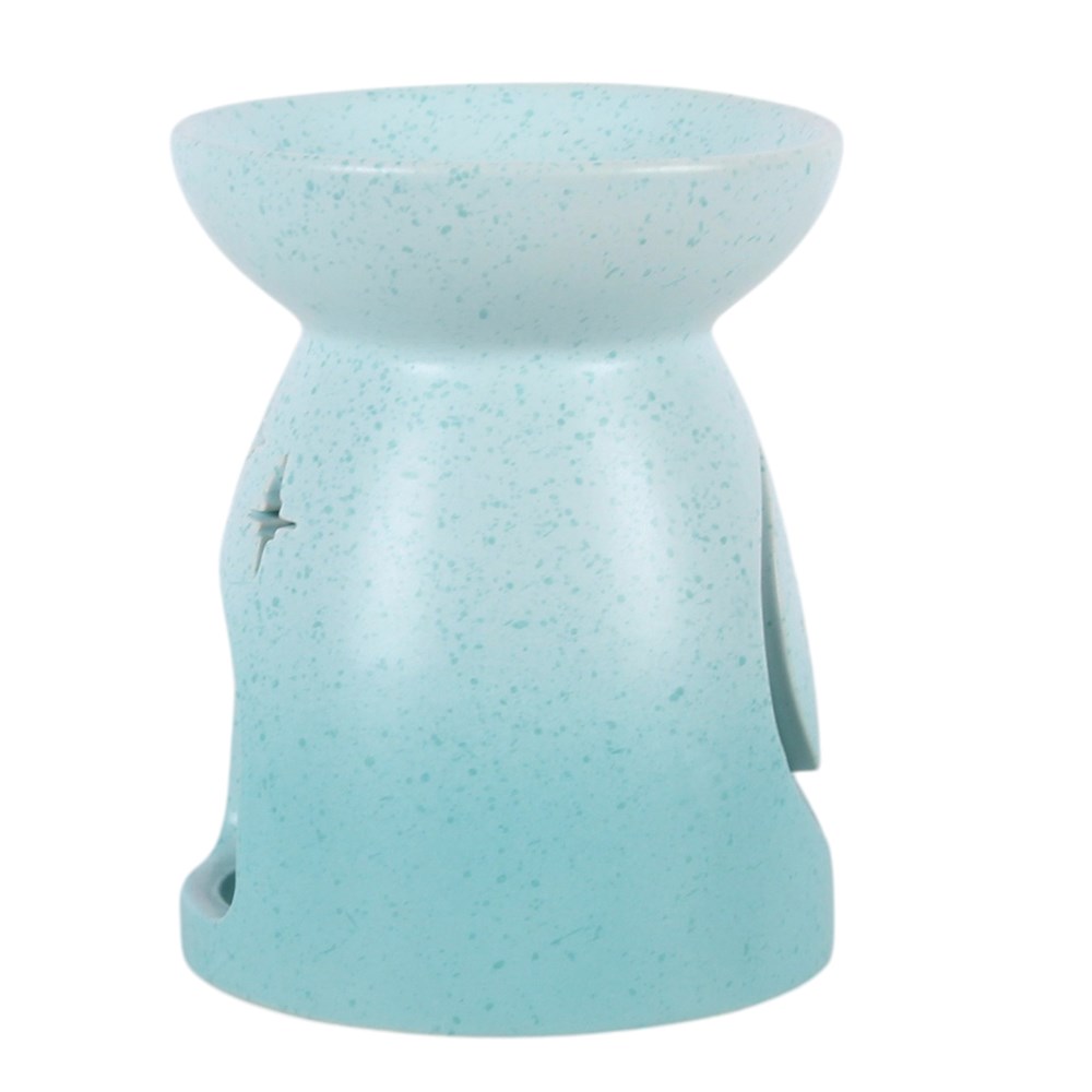 Pastel Blue Moon Cut-Out Ceramic Oil Burner1
