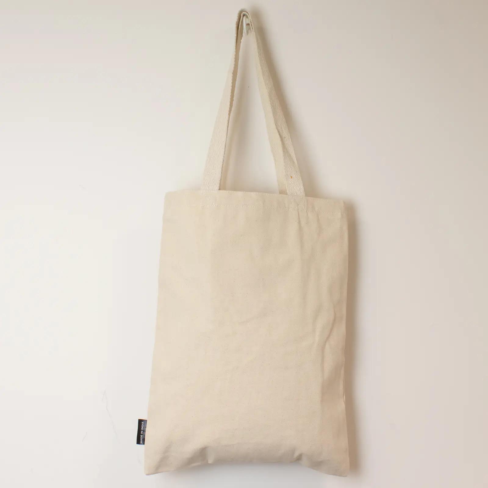 Nomad Sari 'Bee Kind' Natural Cotton Tote Bag5