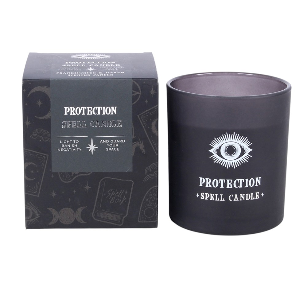 All-Seeing Eye Protection Spell Candle - Frankincense & Myrrh