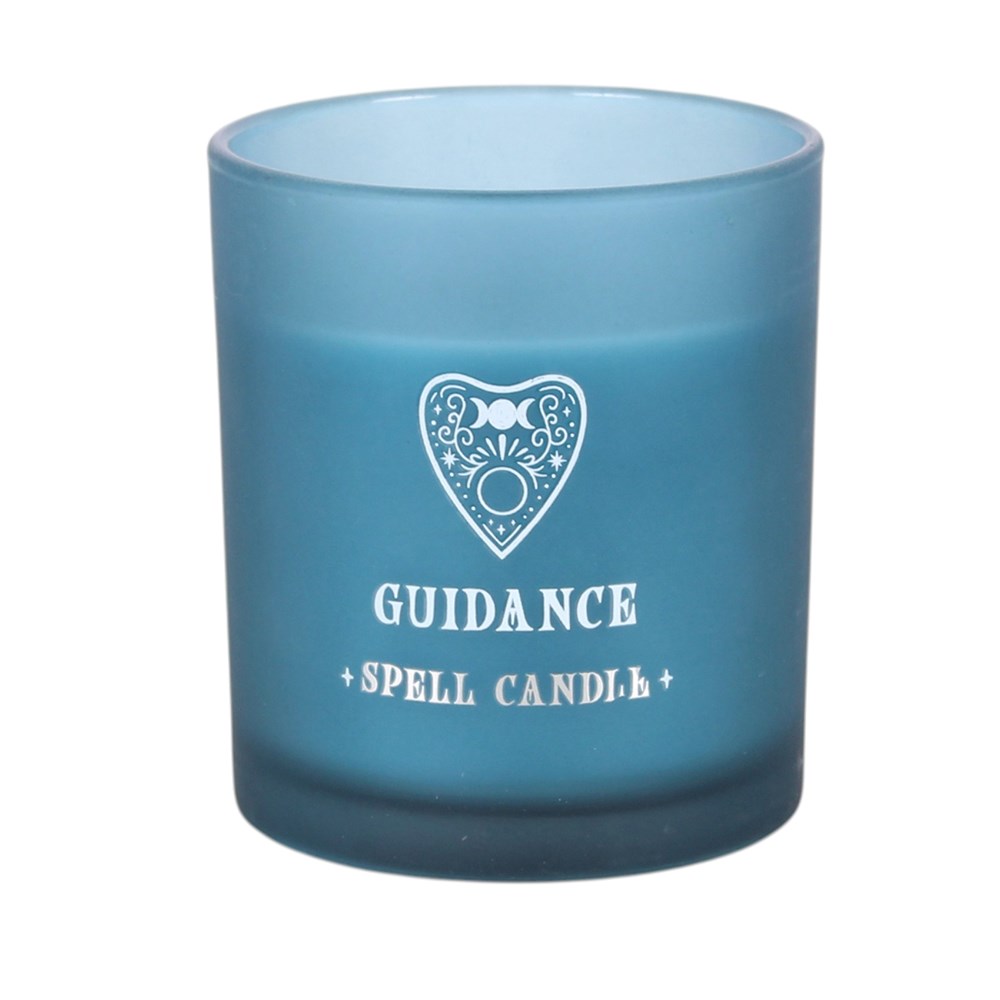 Planchette Heart Guidance Spell Candle - Jasmine & White Sage1