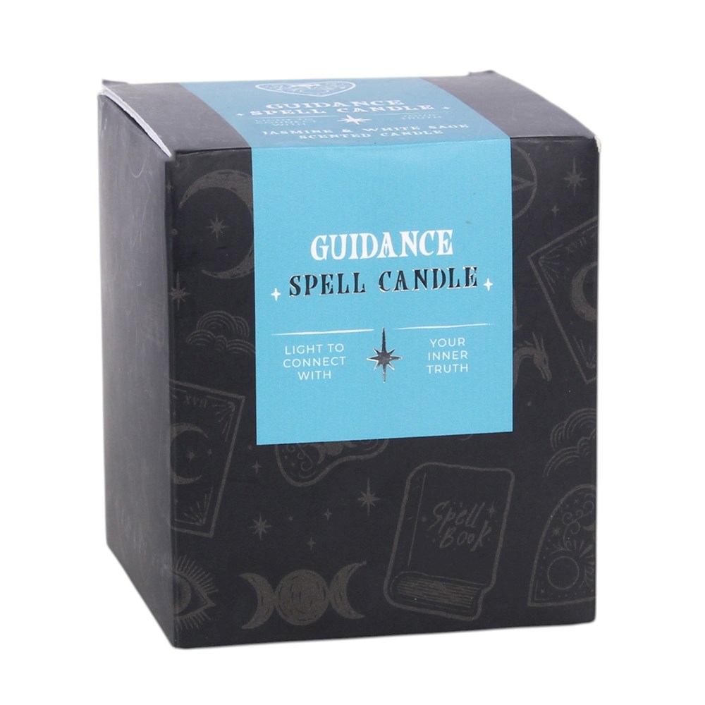 Planchette Heart Guidance Spell Candle - Jasmine & White Sage3