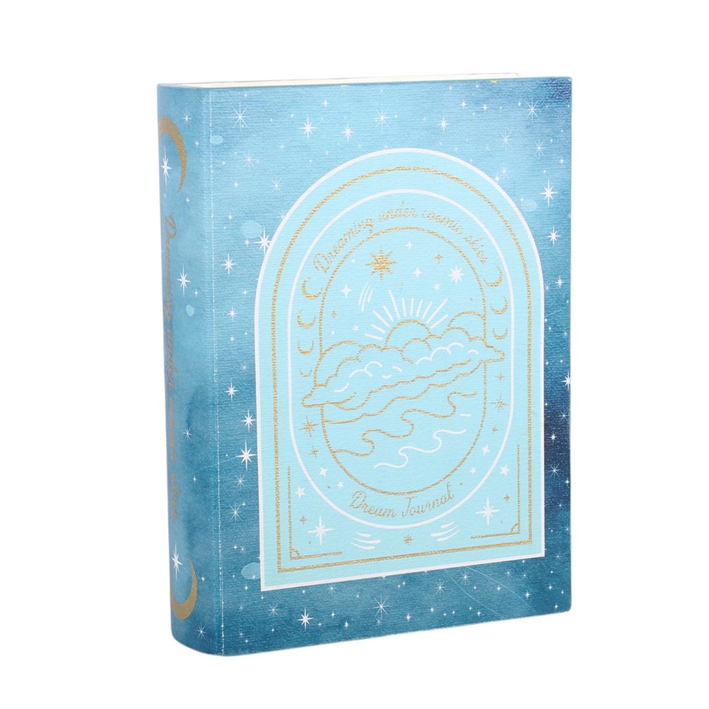 Blue Celestial Faux Book Storage Box1