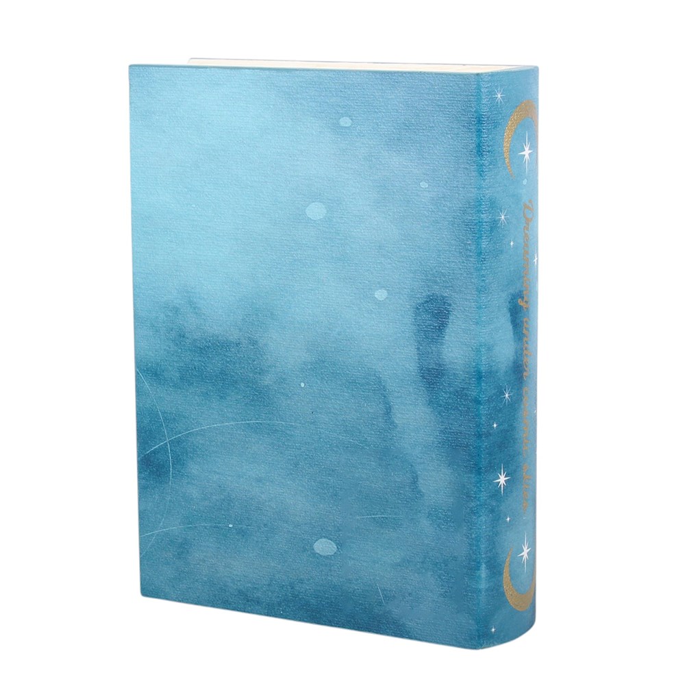 Blue Celestial Faux Book Storage Box3