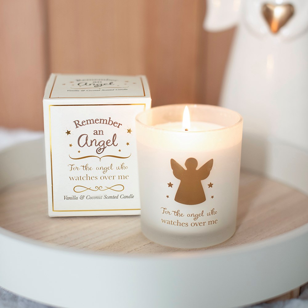 Remember an Angel Vanilla & Coconut Scented Candle