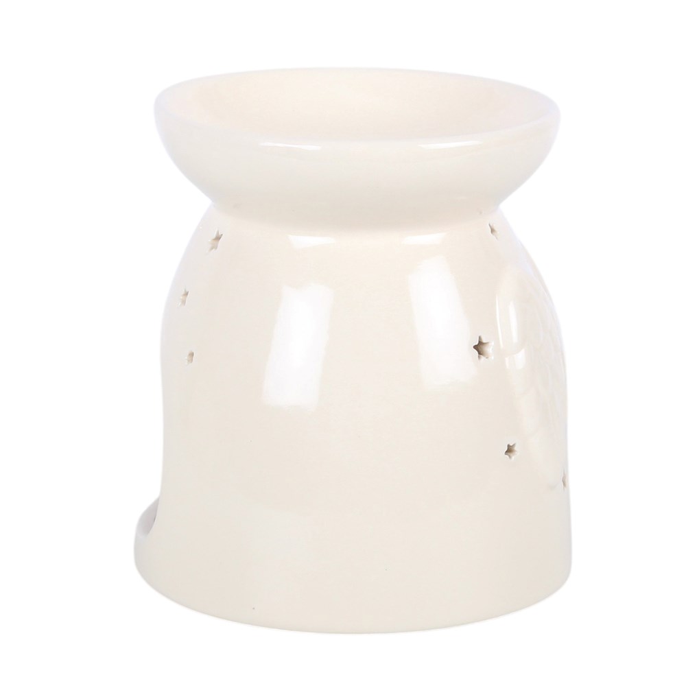 Star Cut-Out Angel Wing Ceramic Oil Burner & Wax Warmer2