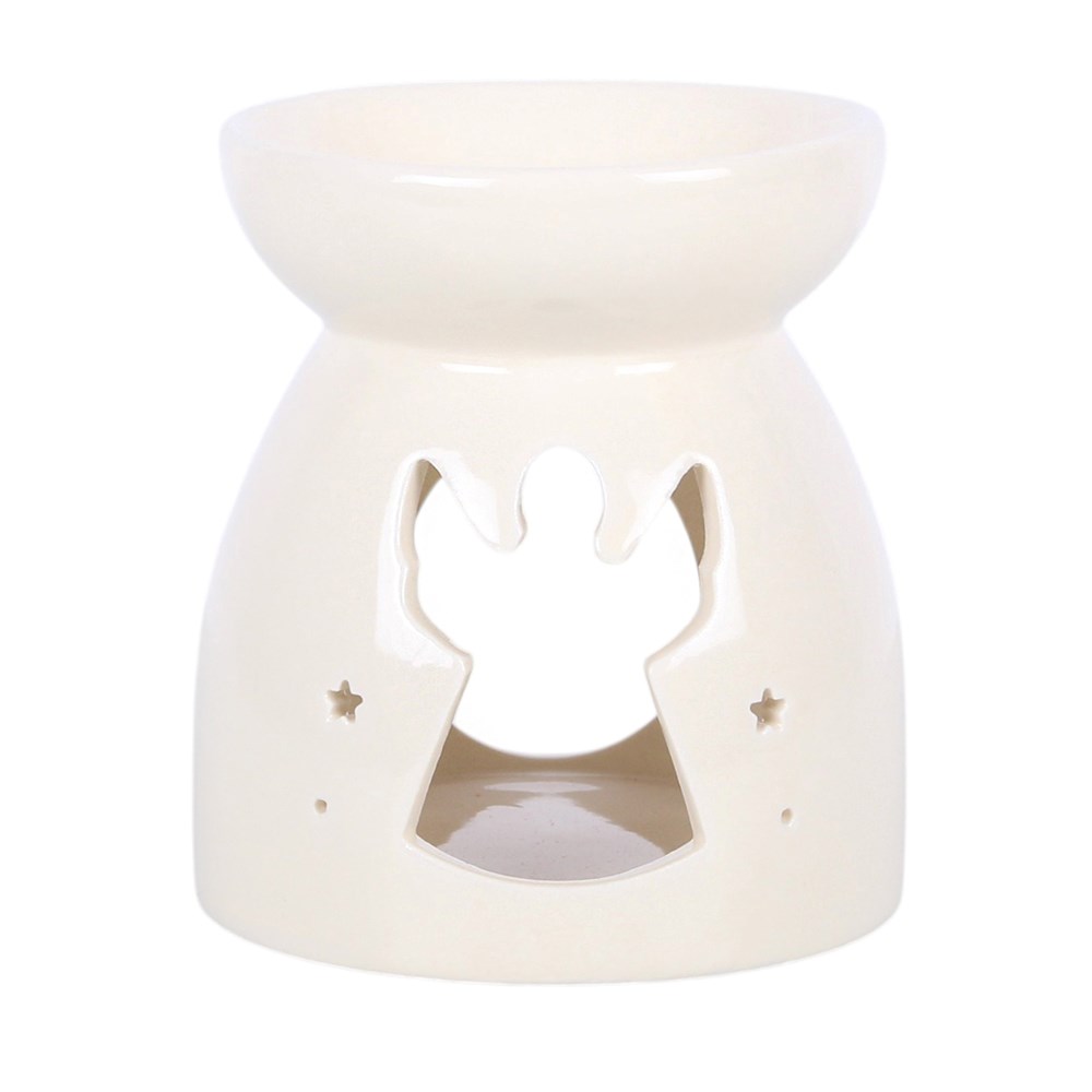 Angel Cut Out Ceramic Oil Burner & Wax Warmer1