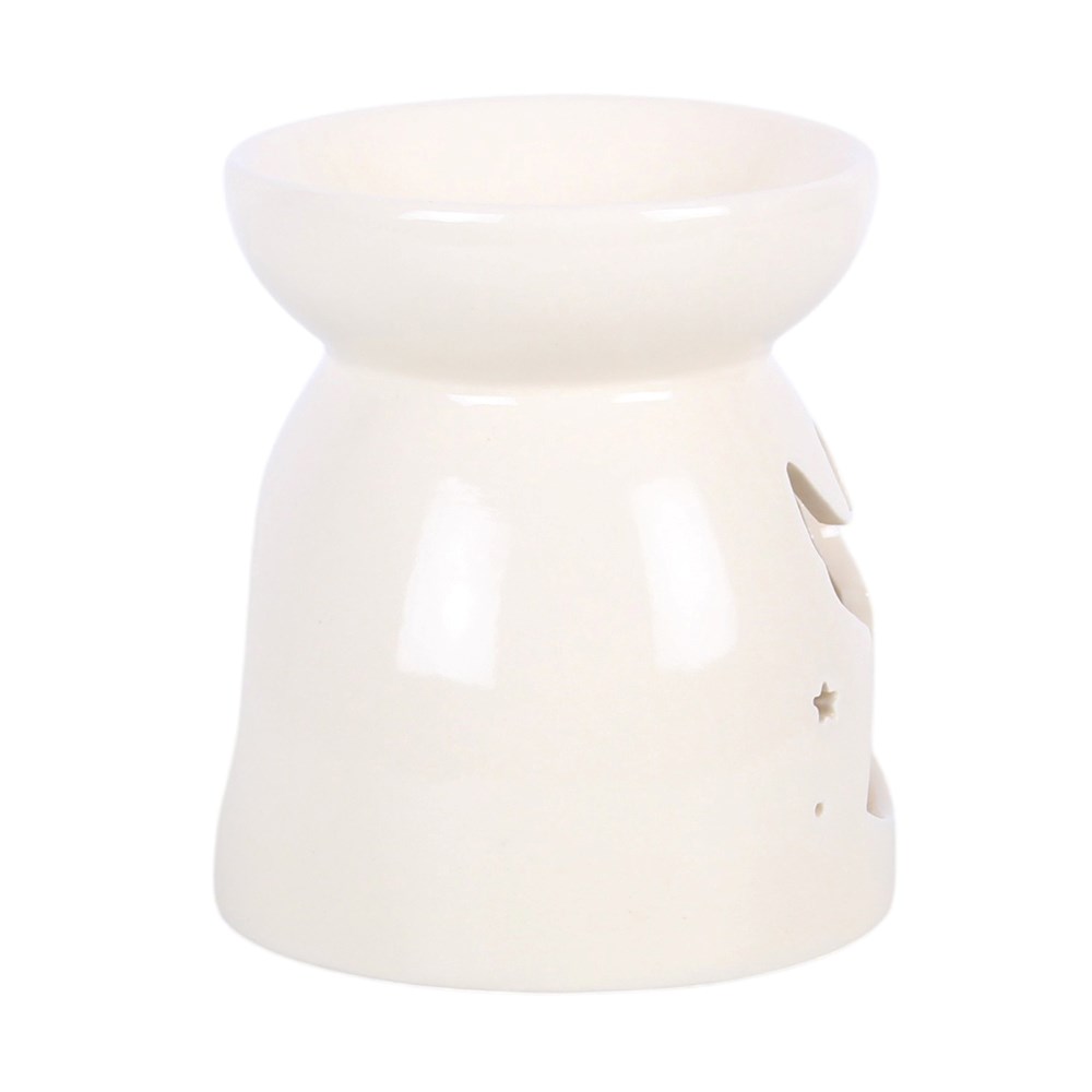Angel Cut Out Ceramic Oil Burner & Wax Warmer2