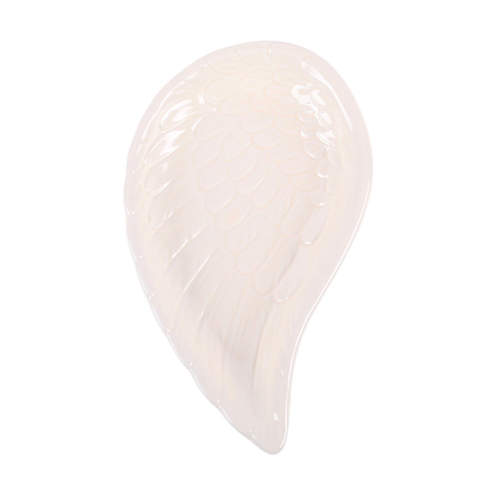 Off-White Angel Wing Ceramic Trinket Dish1