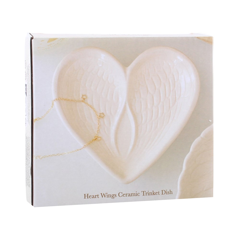 Off-White Heart Wings Ceramic Trinket Dish4