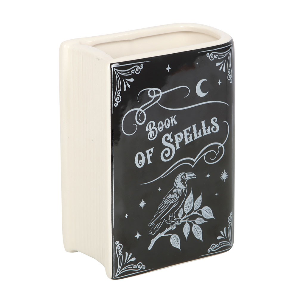 Book of Spells Ceramic Book Shaped Vase3