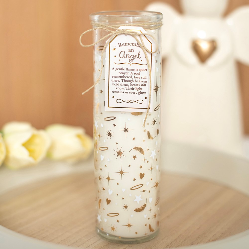Remember an Angel Vanilla Scented Tube Candle