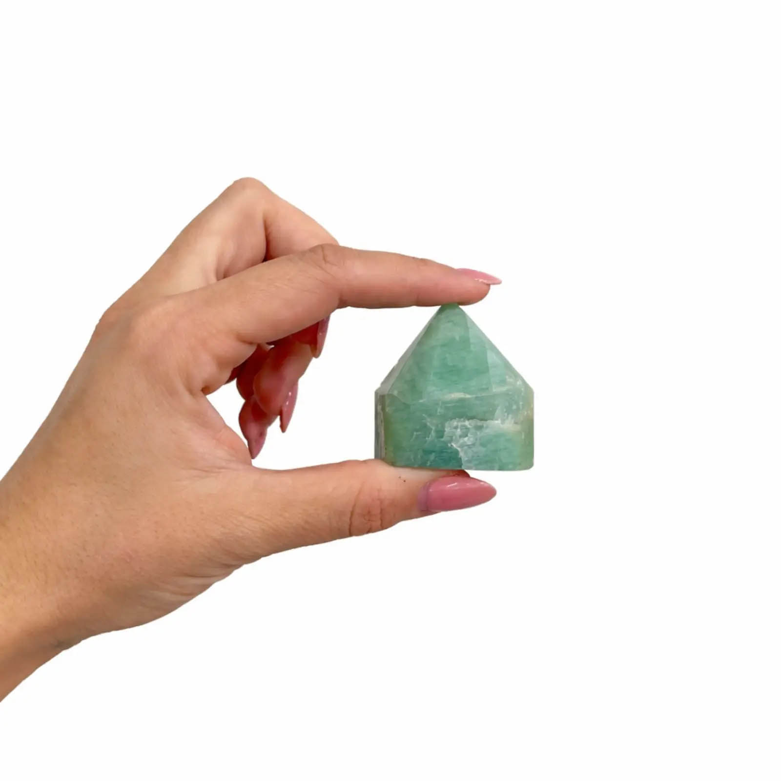 Indian Amazonite Top Polished Gemstone Points (5-6 Pieces)1