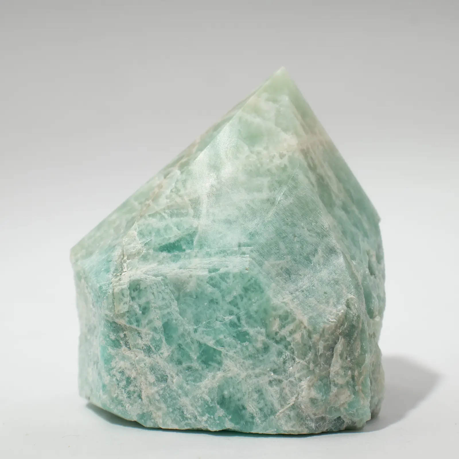Indian Amazonite Top Polished Gemstone Points (5-6 Pieces)4