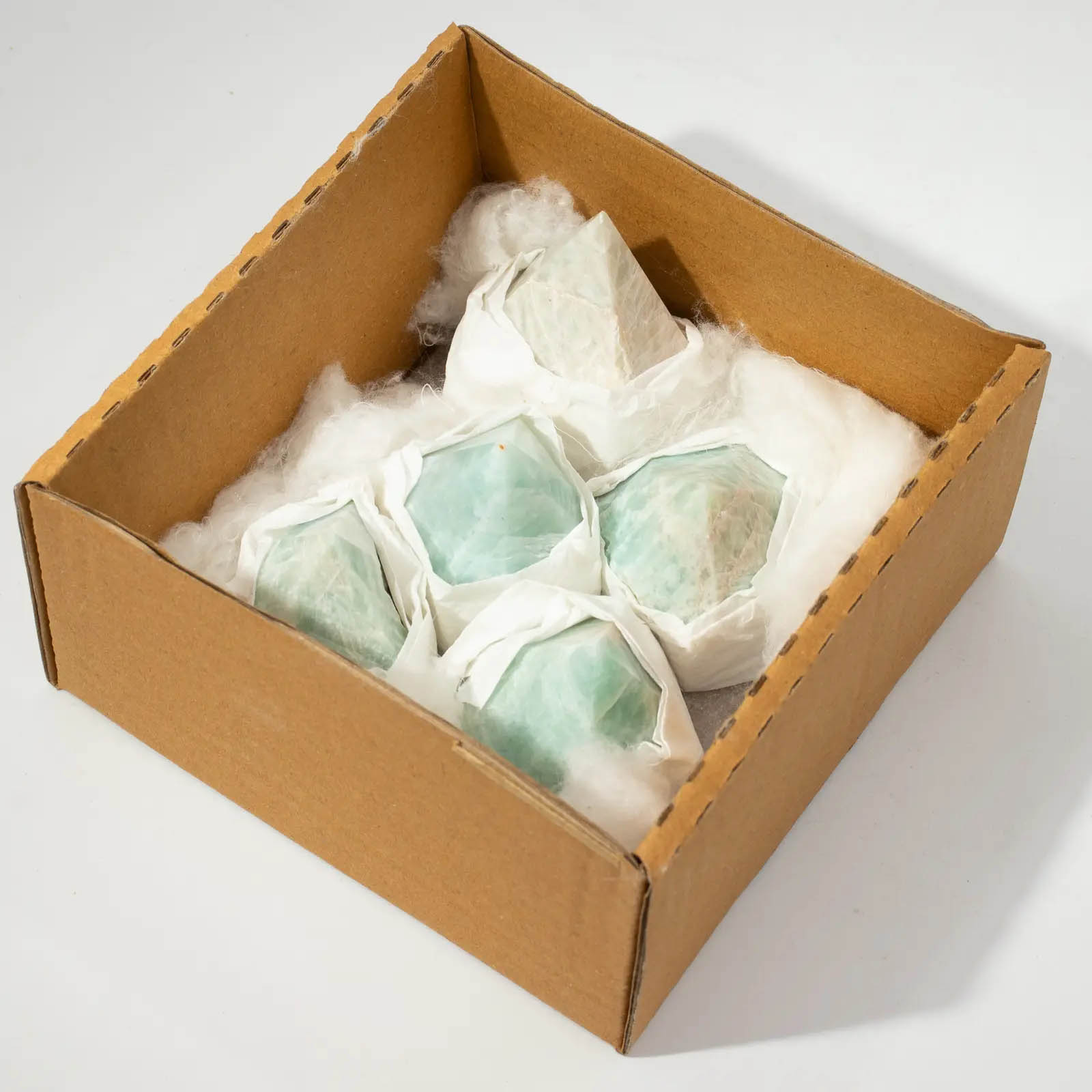 Indian Amazonite Top Polished Gemstone Points (5-6 Pieces)5