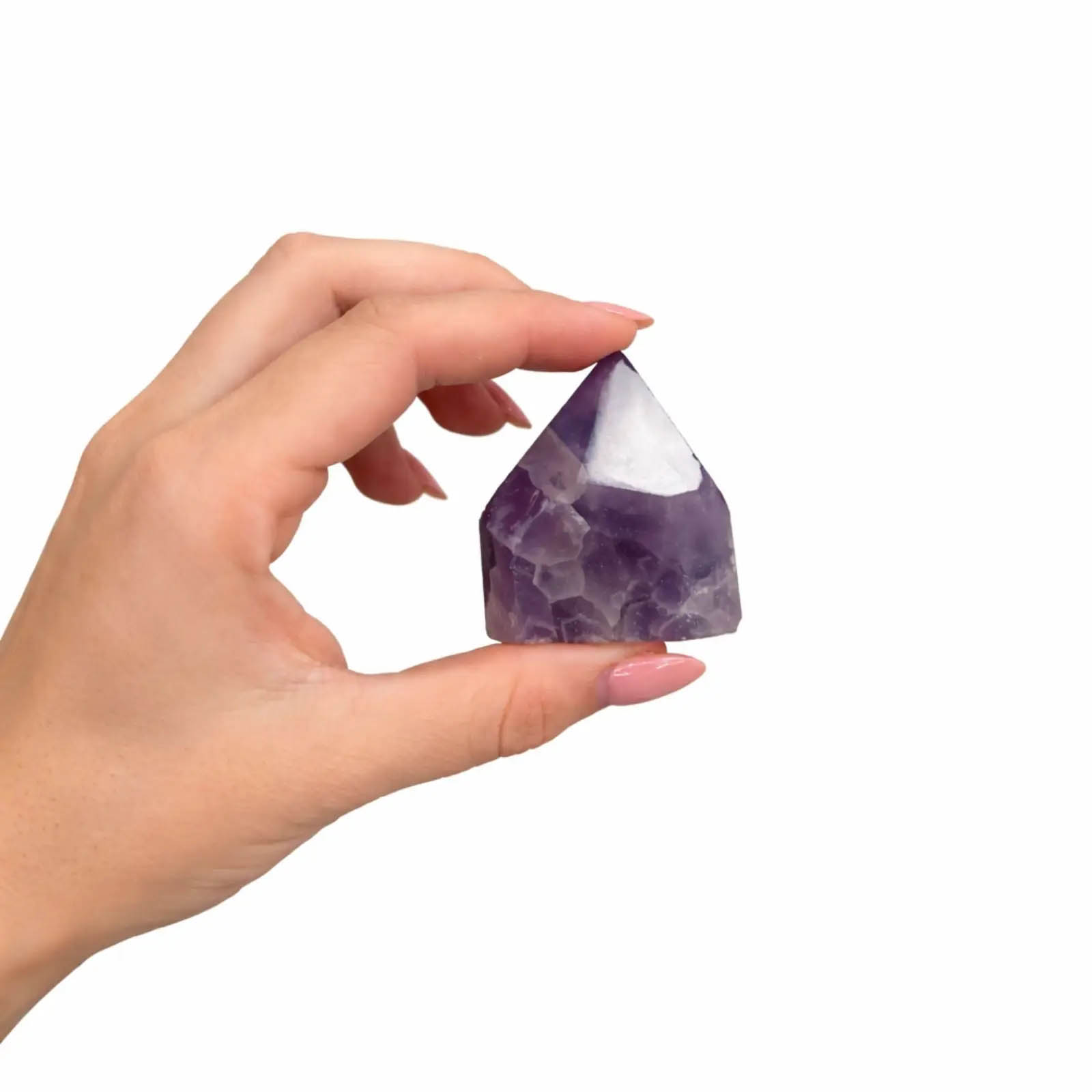 A-Grade Amethyst Top Polished Gemstone Points (5-6 Pieces)1