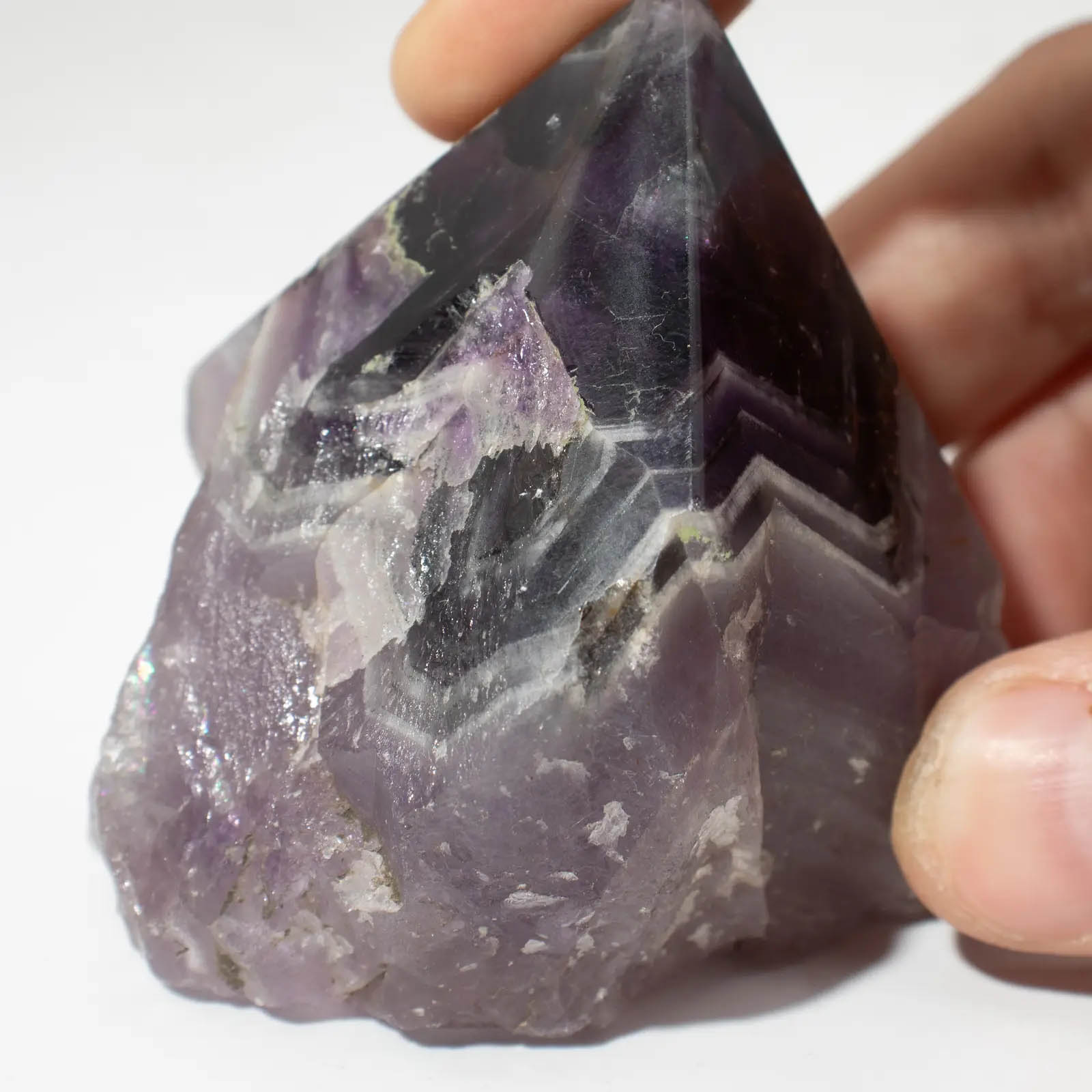 A-Grade Amethyst Top Polished Gemstone Points (5-6 Pieces)2
