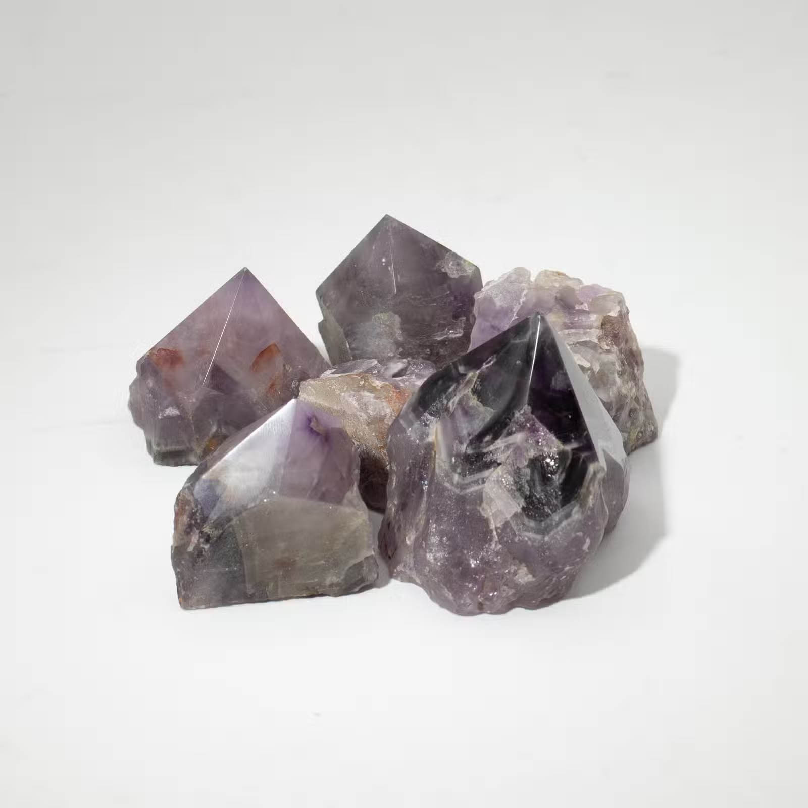 A-Grade Amethyst Top Polished Gemstone Points (5-6 Pieces)3