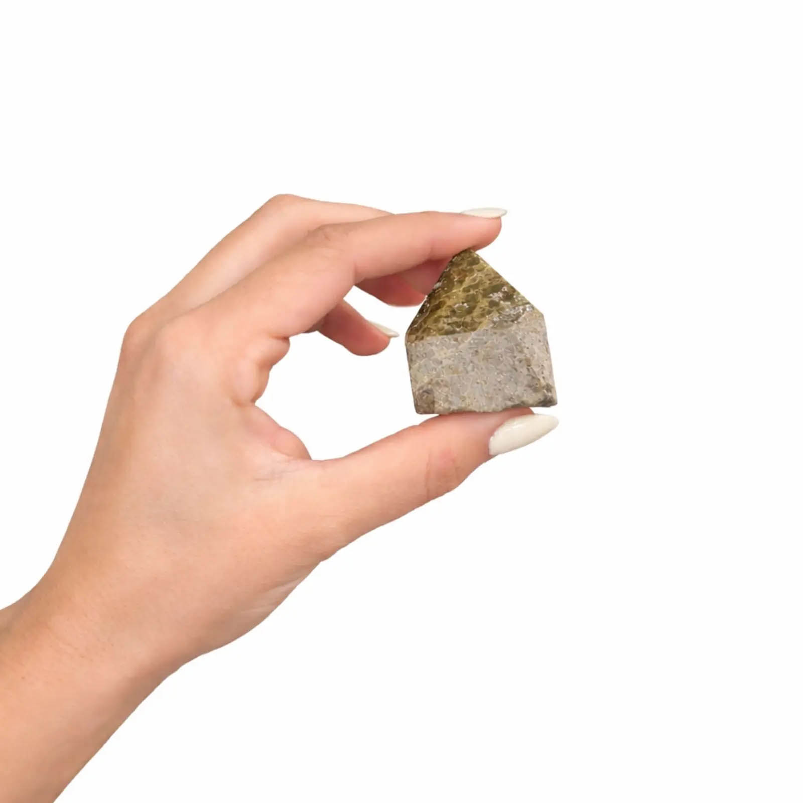 A-Grade Epidote Top Polished Gemstone Points (5-6 Pieces)1