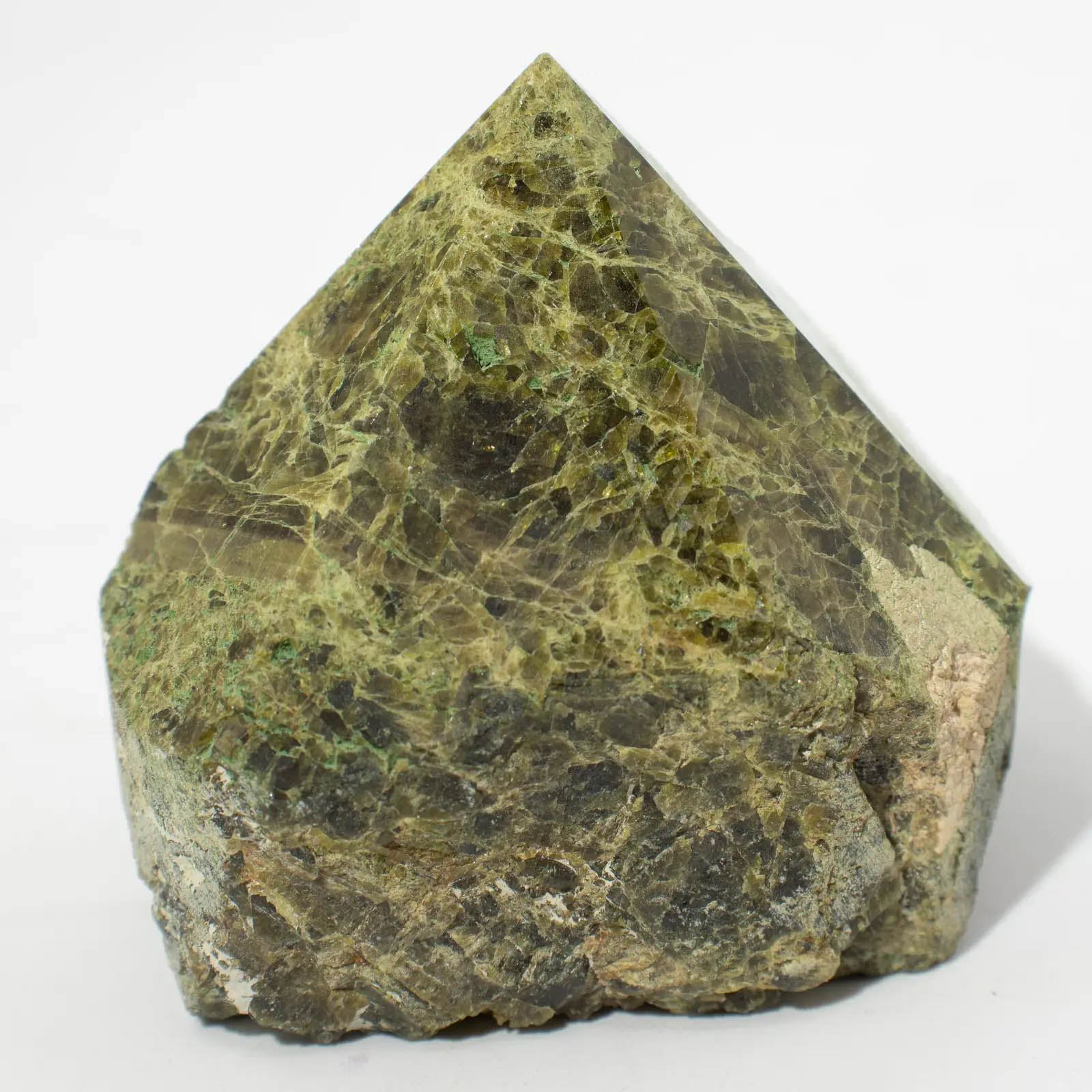 A-Grade Epidote Top Polished Gemstone Points (5-6 Pieces)2