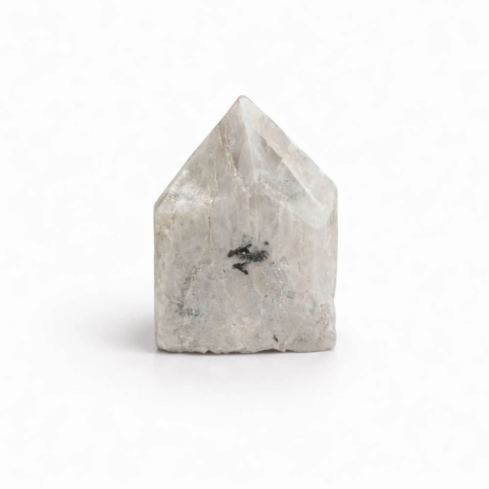 Rainbow Moonstone Top Polished Gemstone Points (5-6 Pieces)