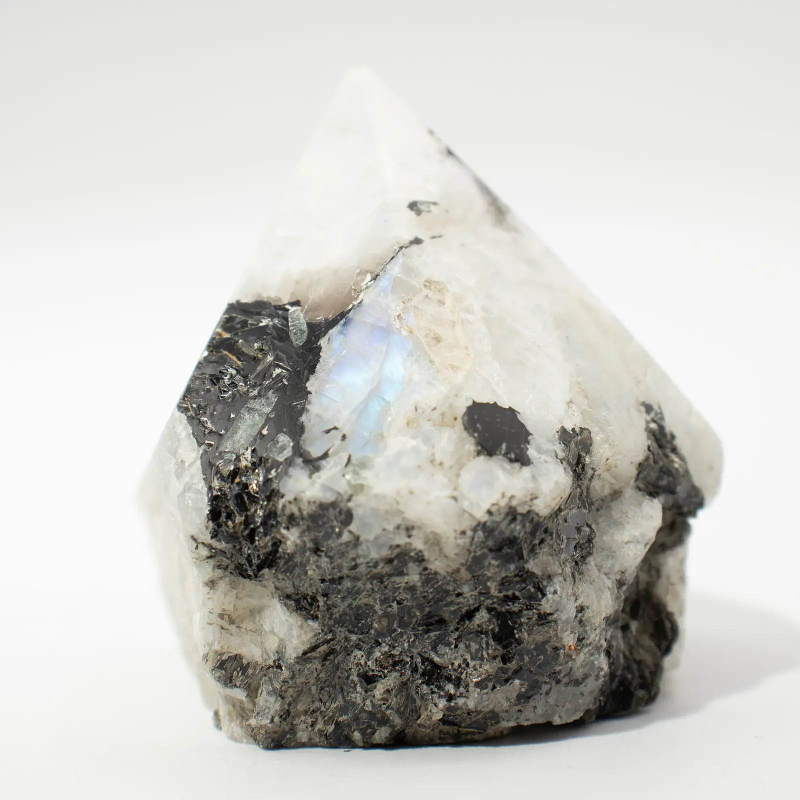 Rainbow Moonstone Top Polished Gemstone Points (5-6 Pieces)2