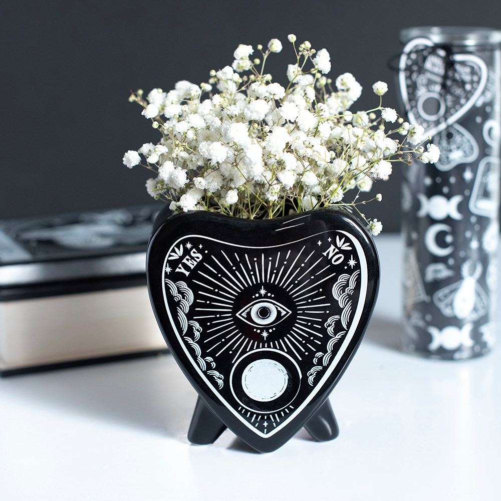 Black Planchette Talking Board Flower Vase3