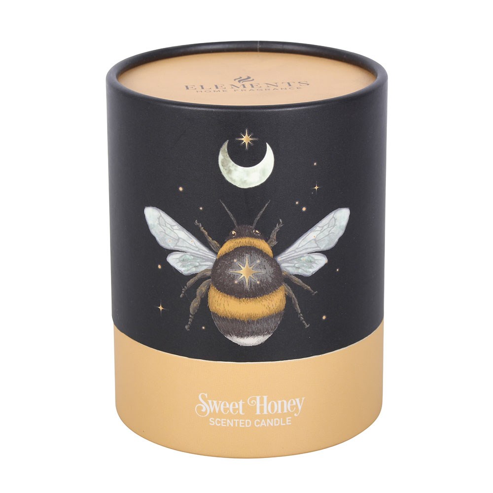 Forest Bee Sweet Honey Fragranced Glass Candle2