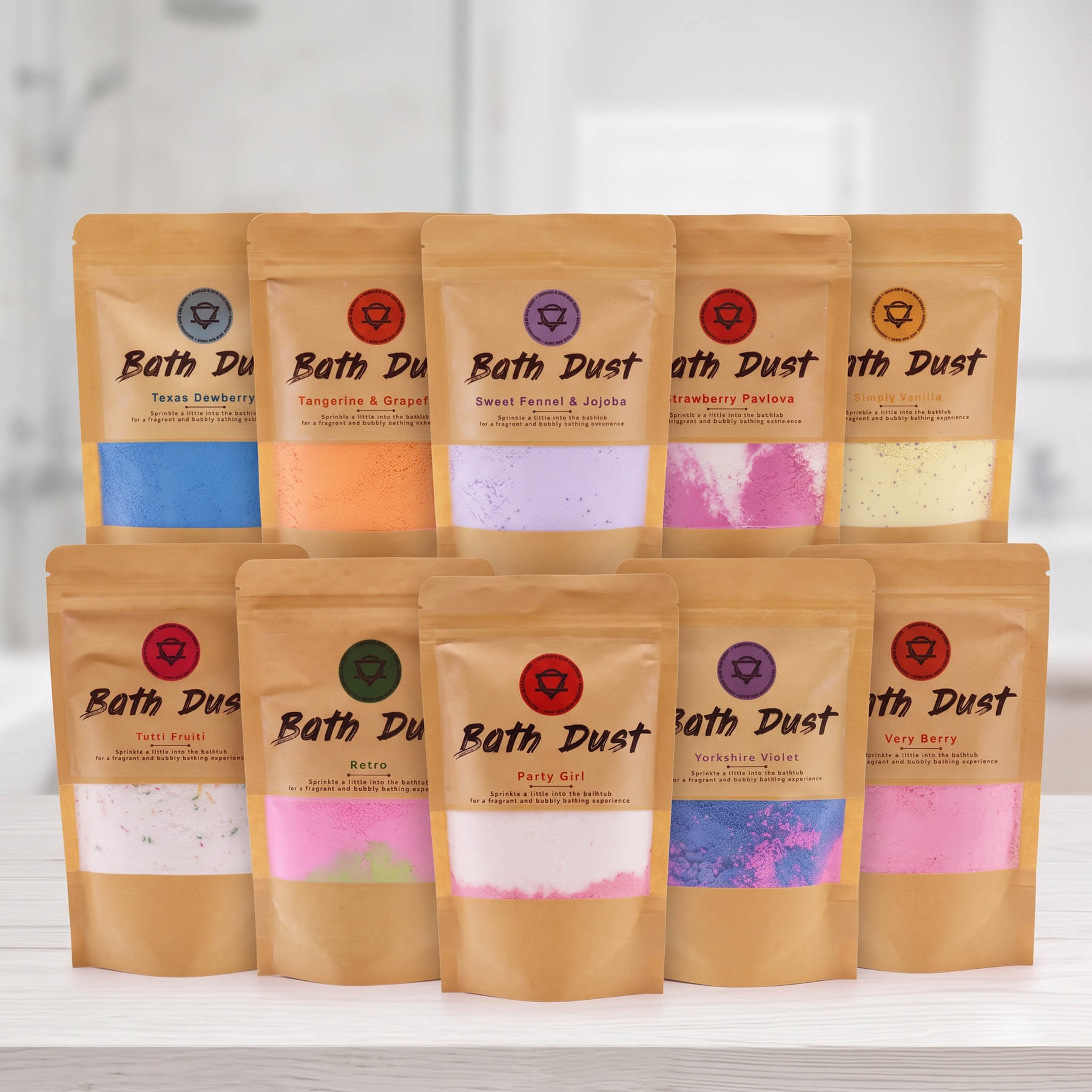 Texas Dewberry Bath Dust with Shea Butter (190g)2