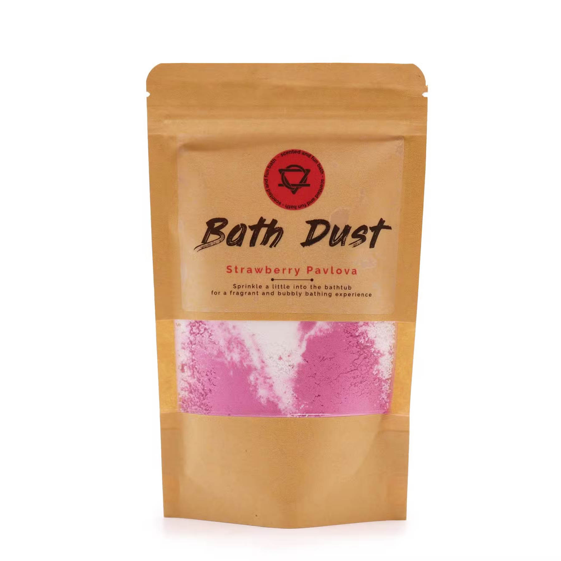 Strawberry Pavlova Bath Dust with Shea Butter (190g)