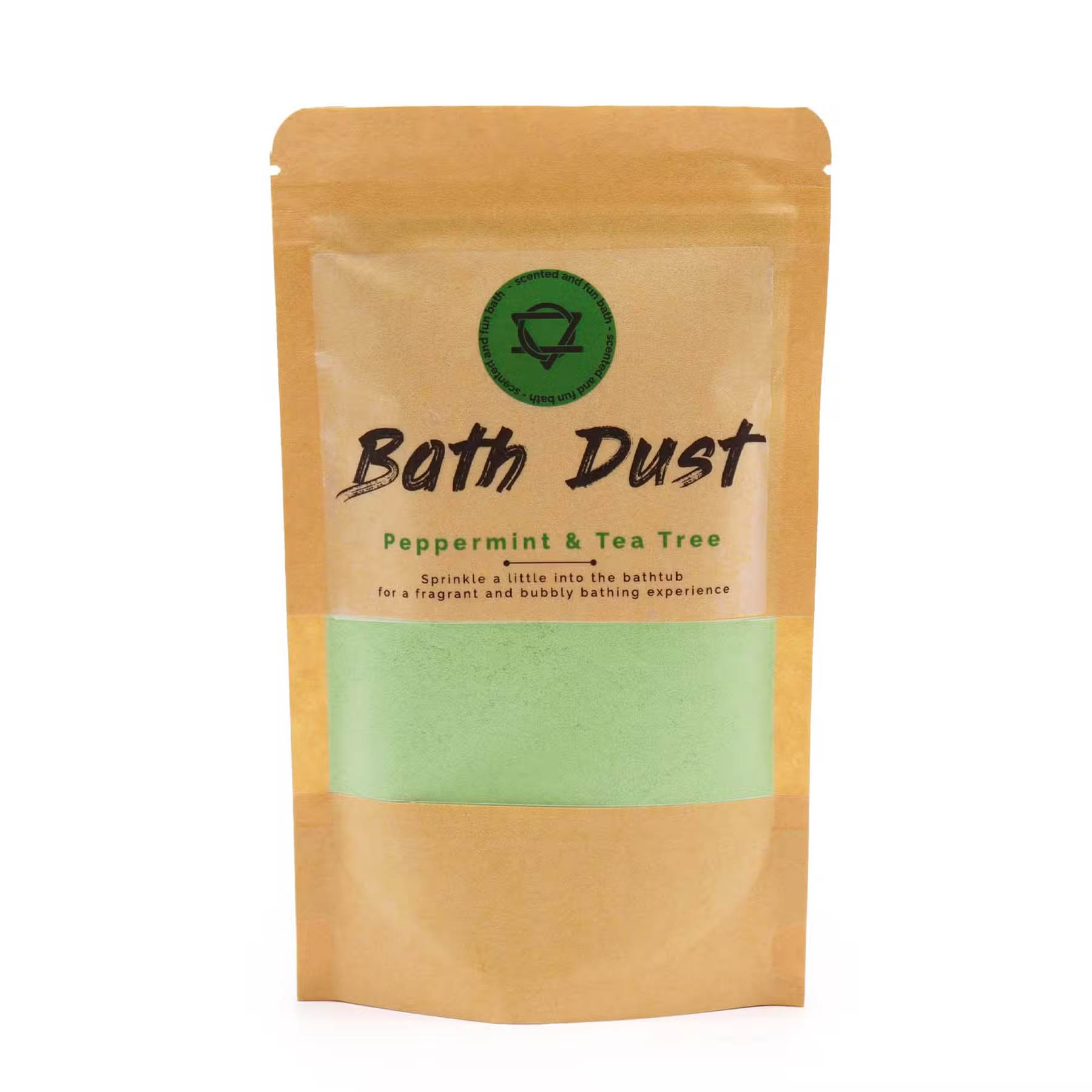 Peppermint & Tea Tree Bath Dust with Shea Butter (190g)