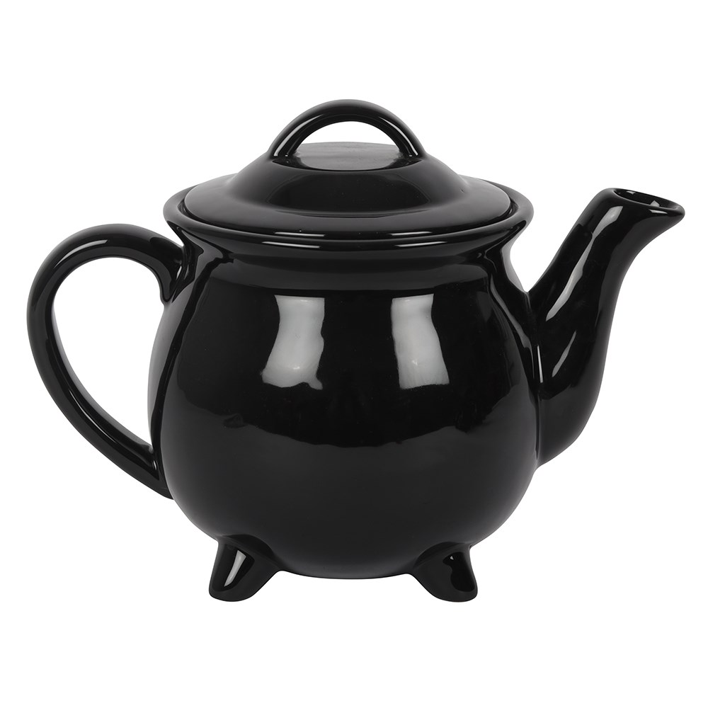 Witches Brew Ceramic Cauldron Teapot & 4 Cup Set2