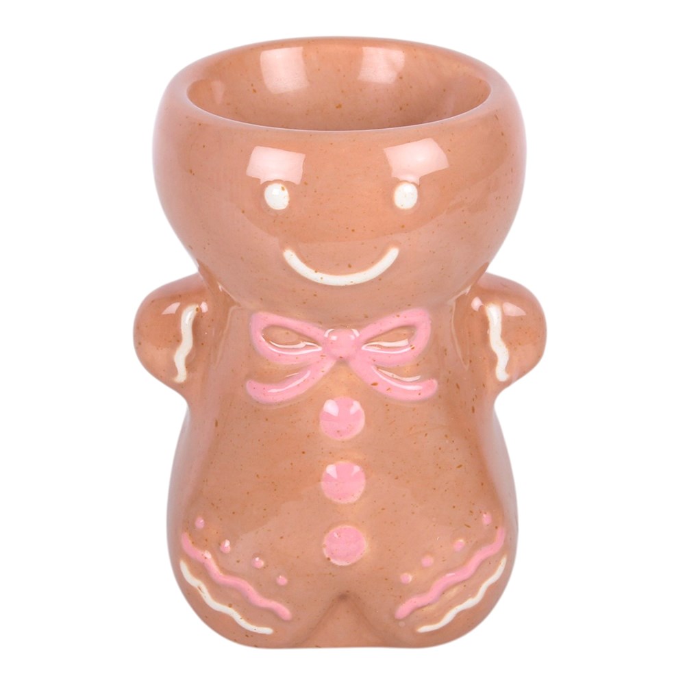 Pink Gingerbread Man Ceramic Fragrance Oil Burner