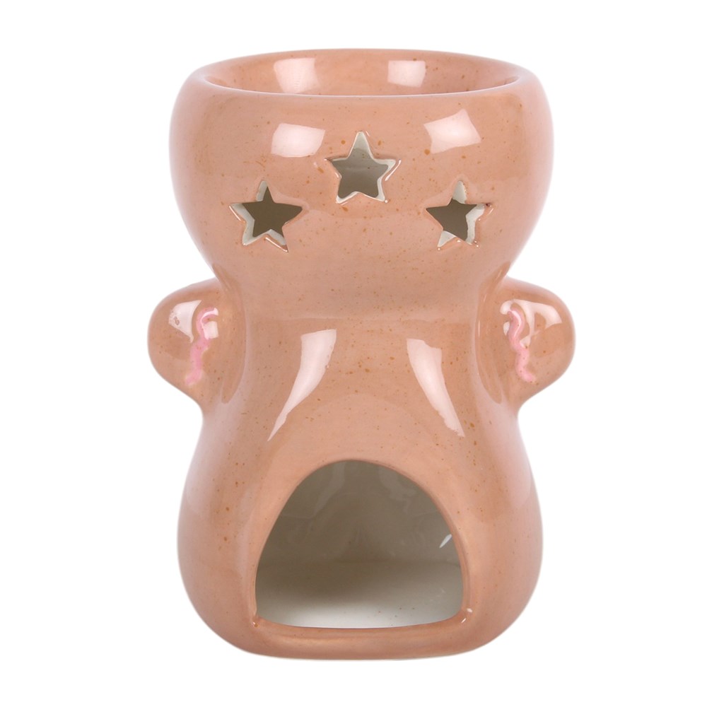 Pink Gingerbread Man Ceramic Fragrance Oil Burner2