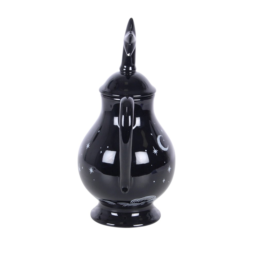 Black Ceramic Spellbound Sky Teapot (600ml)2