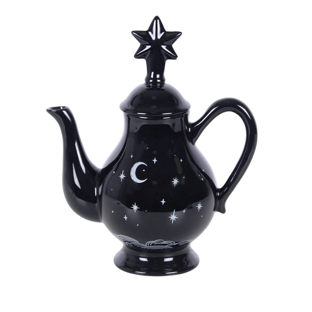 Black Ceramic Spellbound Sky Teapot (600ml)3