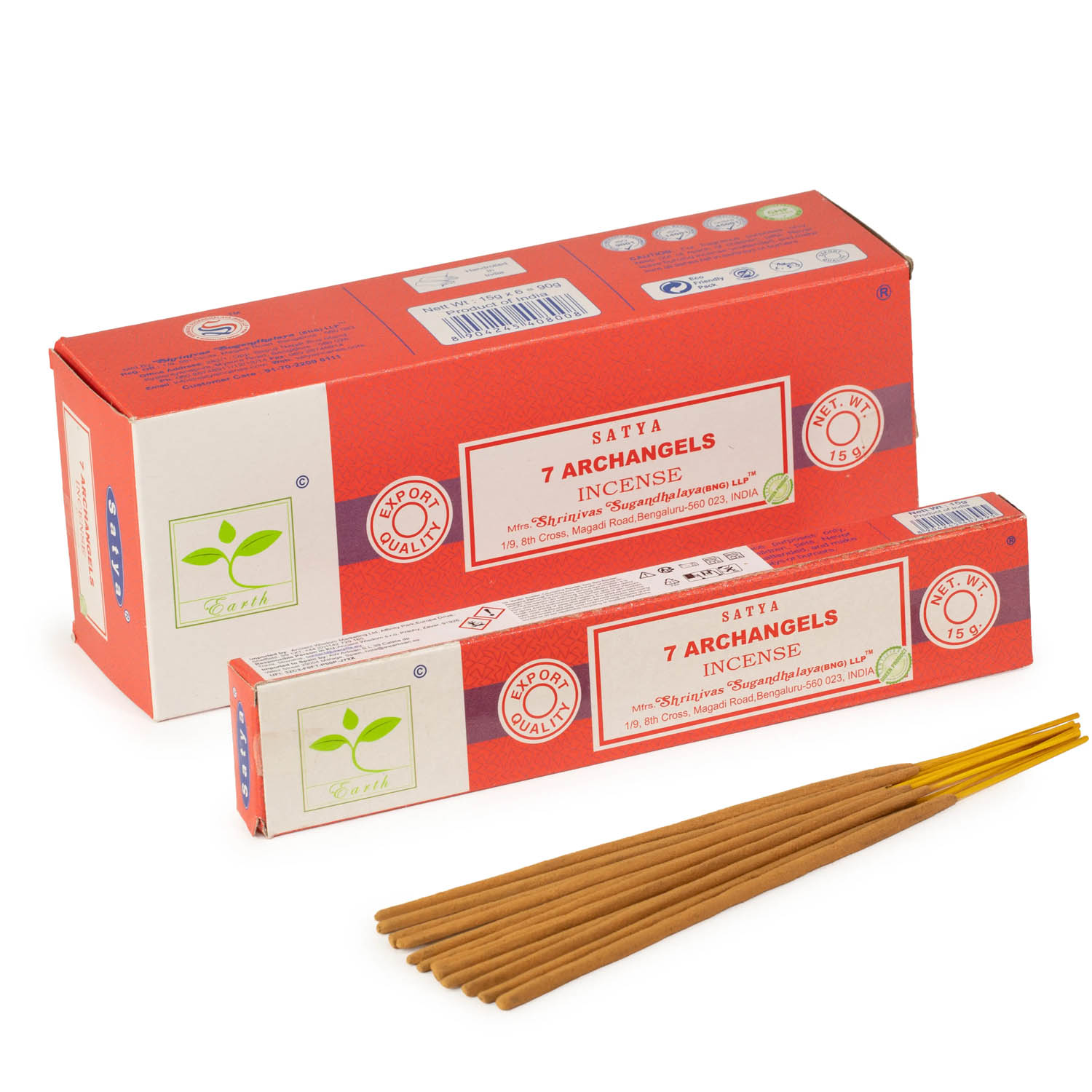 Satya 7 Archangels Incense Sticks - 15g Hand-Rolled1