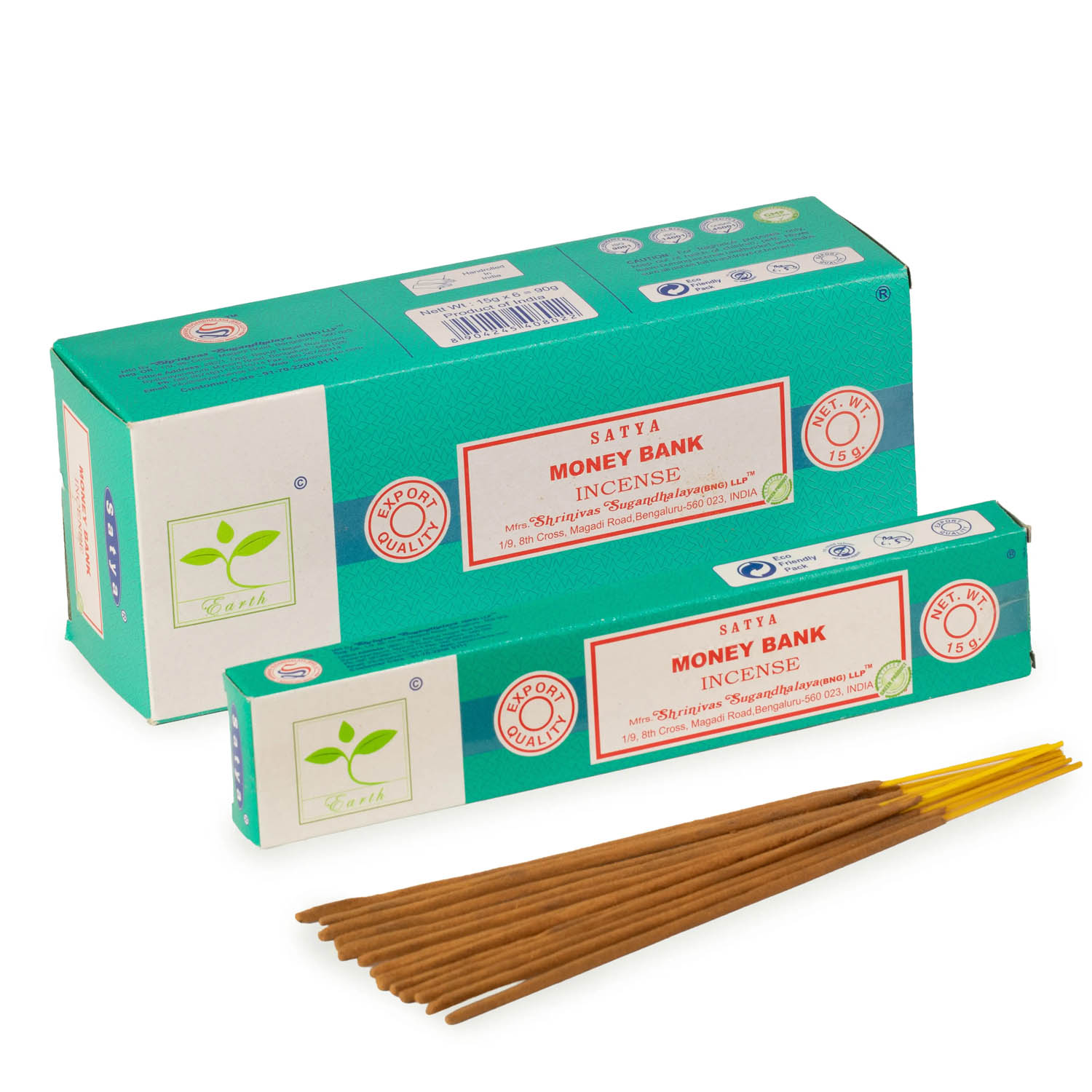 Satya Money Bank Incense Sticks - 15g Hand-Rolled1