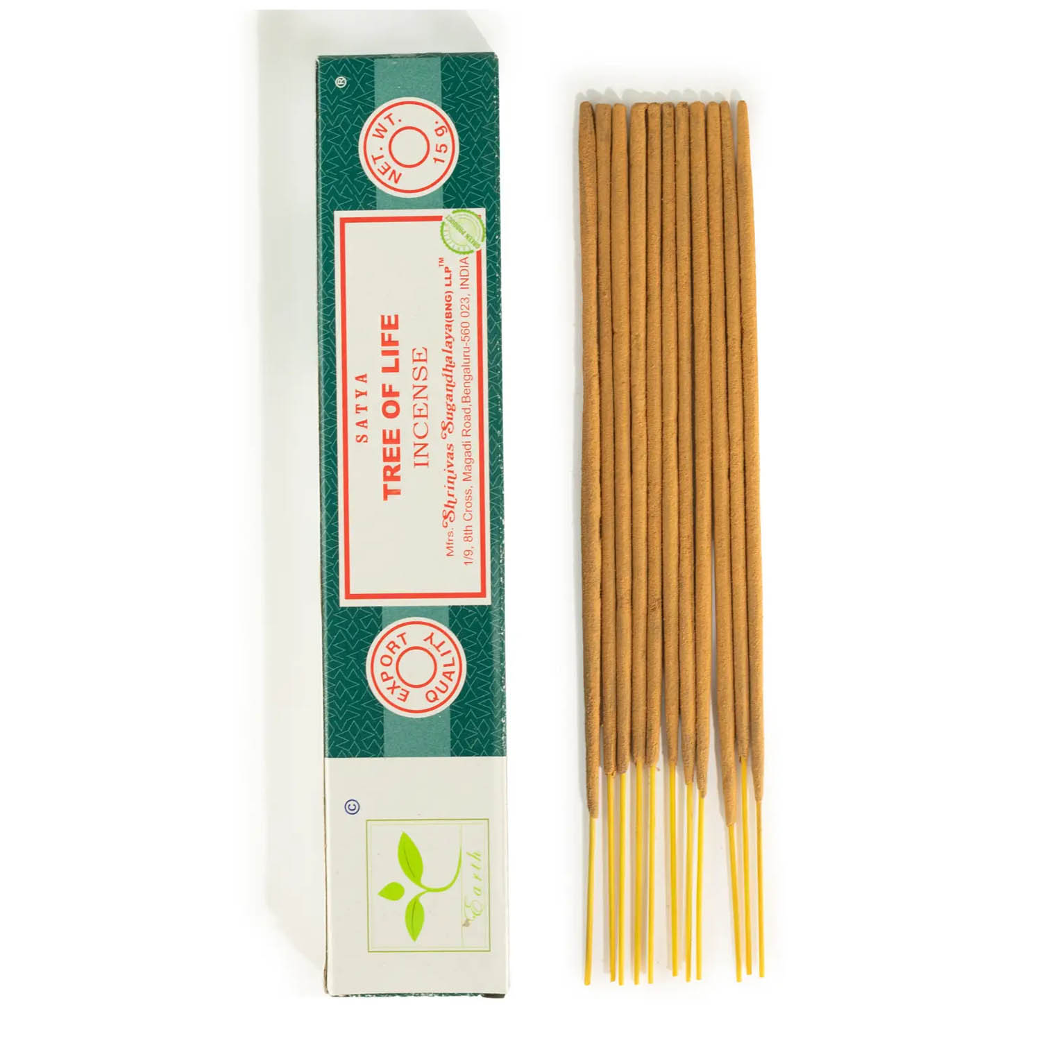 Satya Tree of Life Incense Sticks - 15g Hand-Rolled