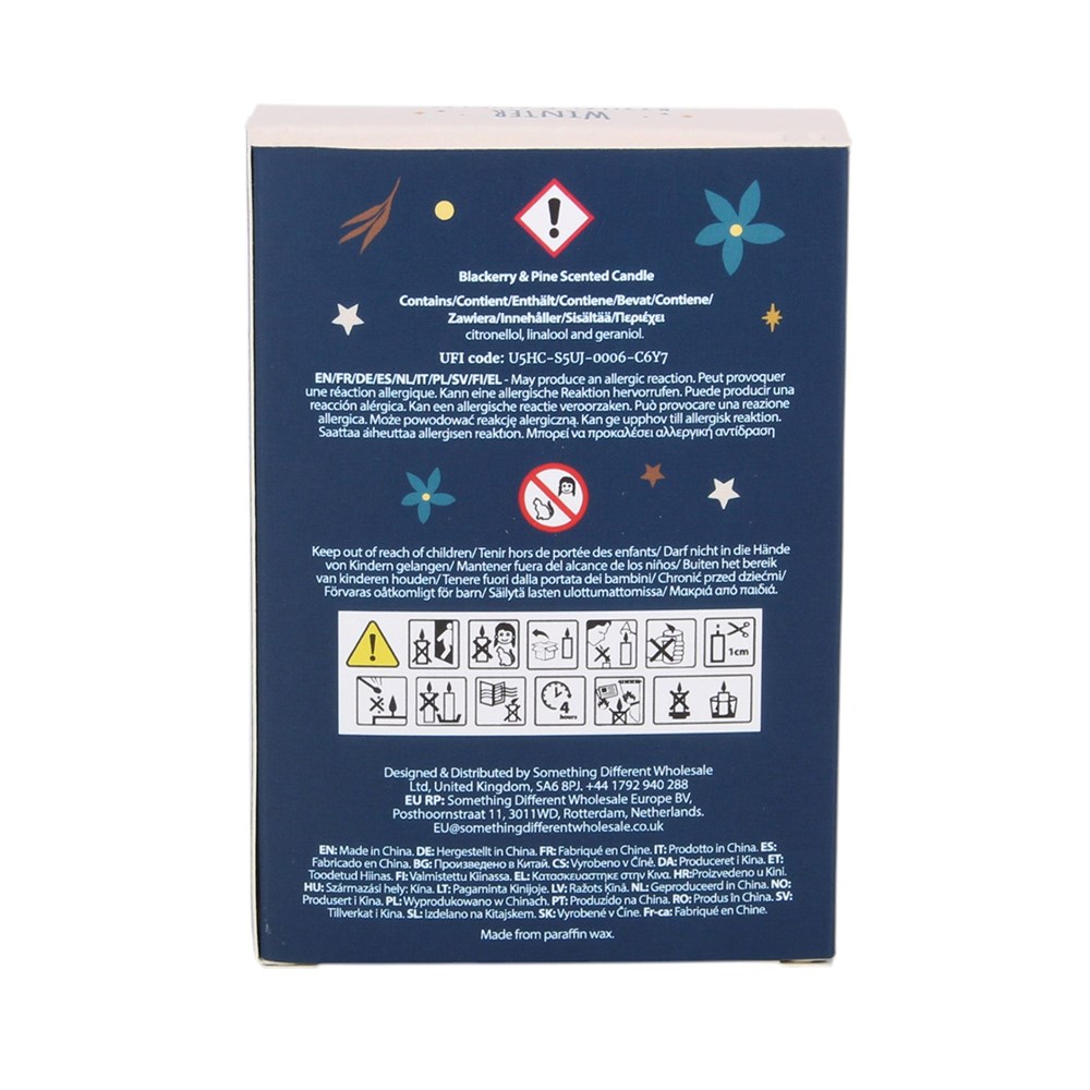 Blackberry & Pine Winter Ritual Spell Candles (Pack of 12)2