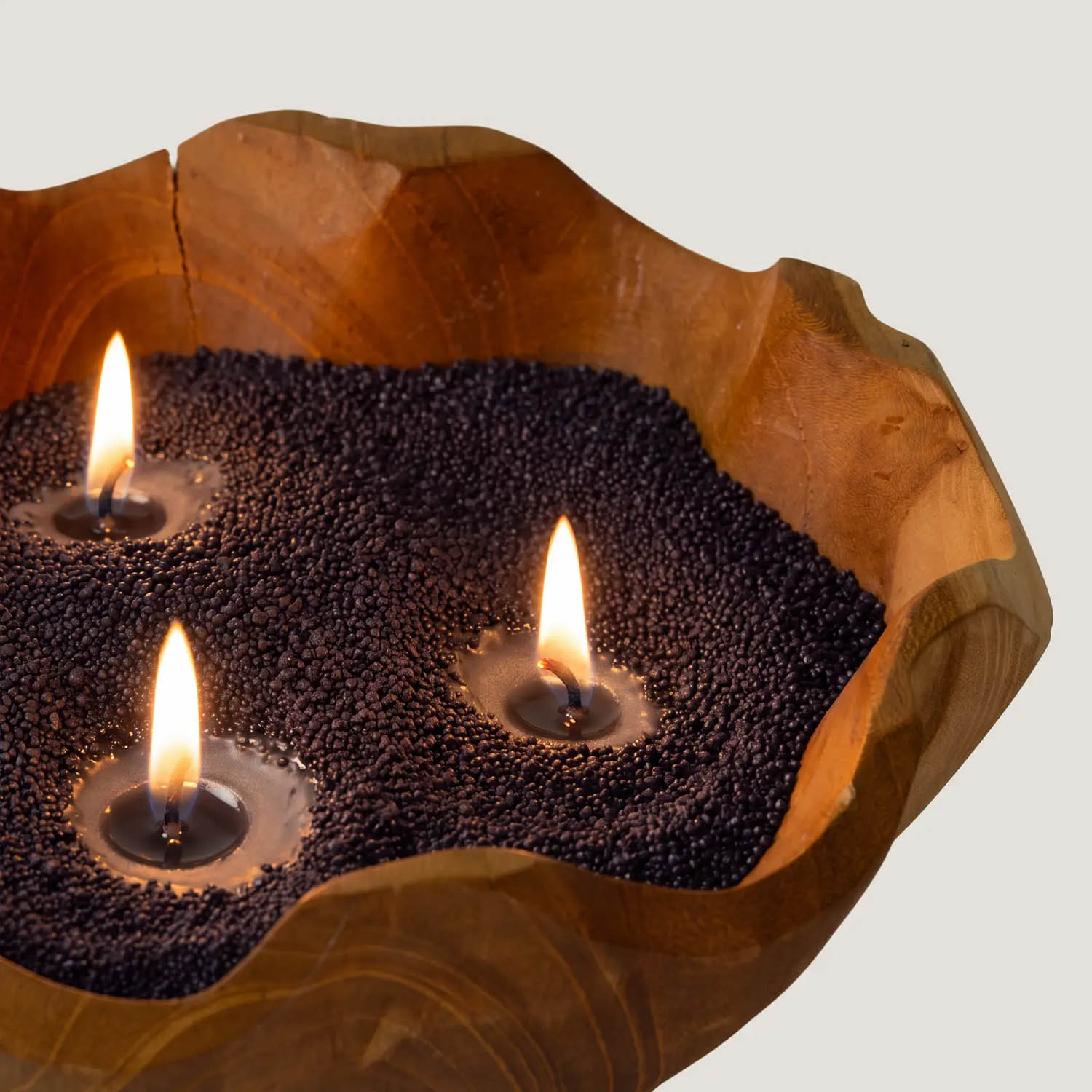 Spirited Scented Candle Sand - Black Colour (300g)2