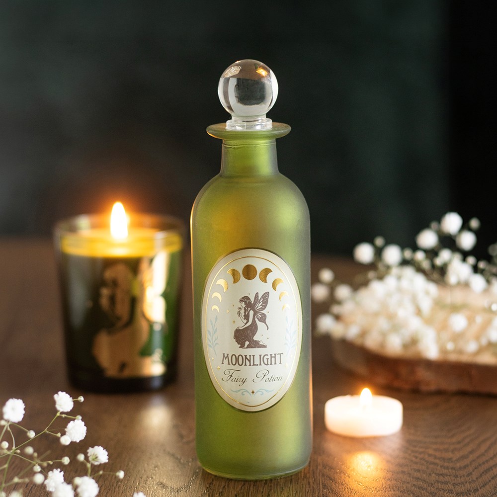 Moonlight Fairy Decorative Glass Potion Bottle5