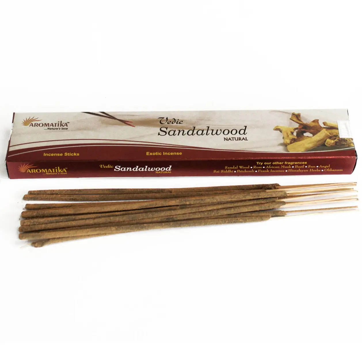 Aromatika Vedic Sandalwood Incense Sticks (15g)