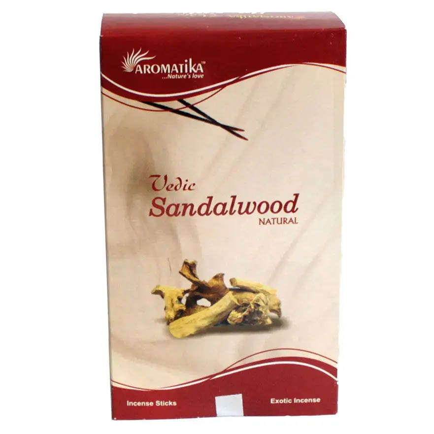 Aromatika Vedic Sandalwood Incense Sticks (15g)1