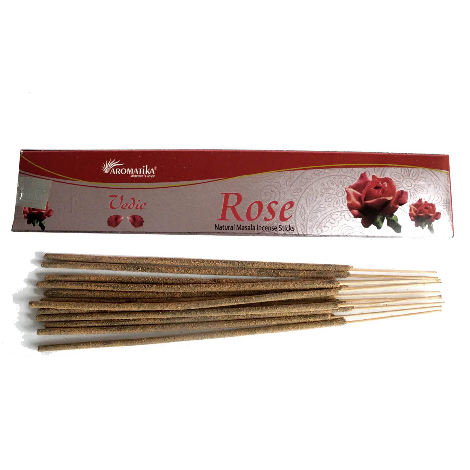 Aromatika Vedic Rose Incense Sticks (15g)