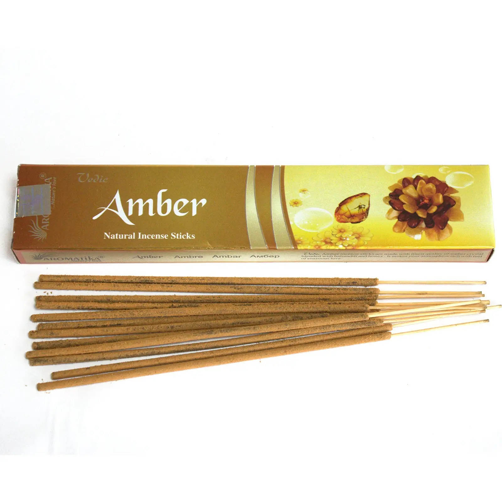 Aromatika Vedic Amber Incense Sticks (15g)