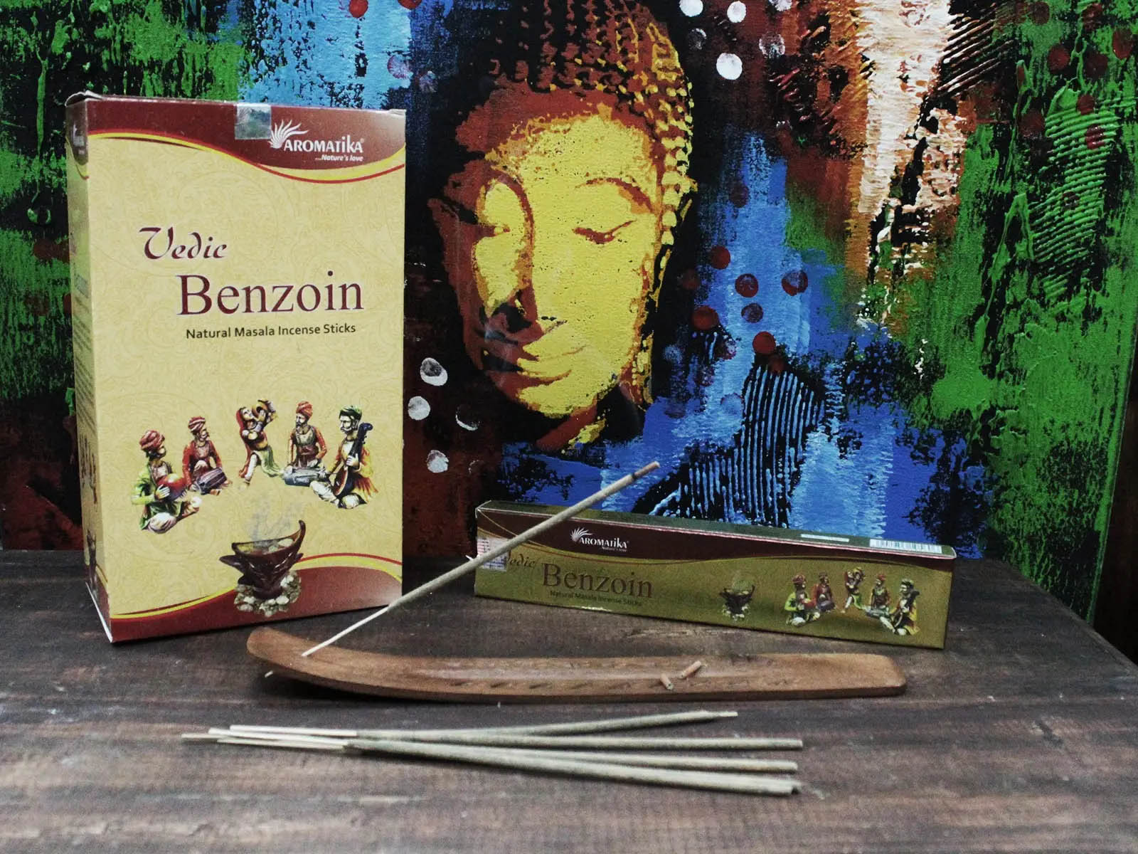 Aromatika Vedic Benzoin Incense Sticks (15g)2