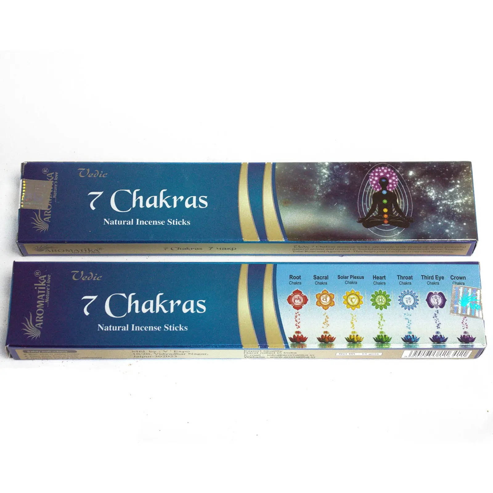 Aromatika Vedic 7 Chakras Incense Sticks (15g)