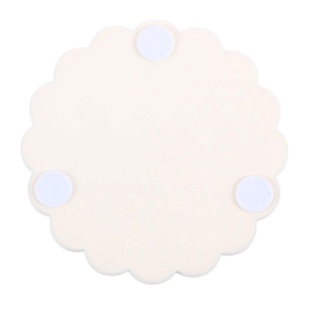 Set of 4 Scalloped Honey Bee Coasters3